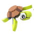 Sea Turtle Building Set made using LEGO parts