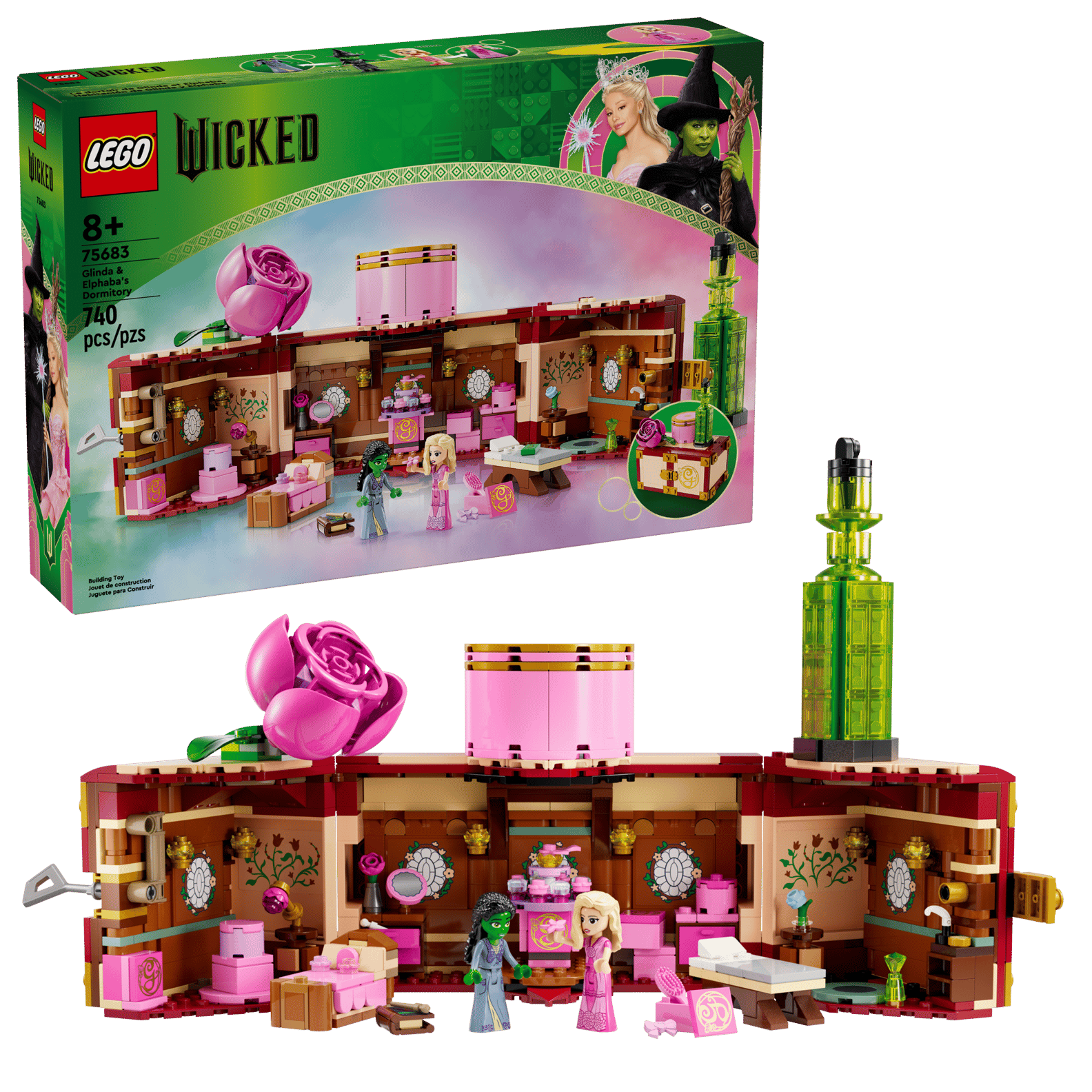 LEGO Wicked Glinda & Elphaba’s Dormitory Set (75683)