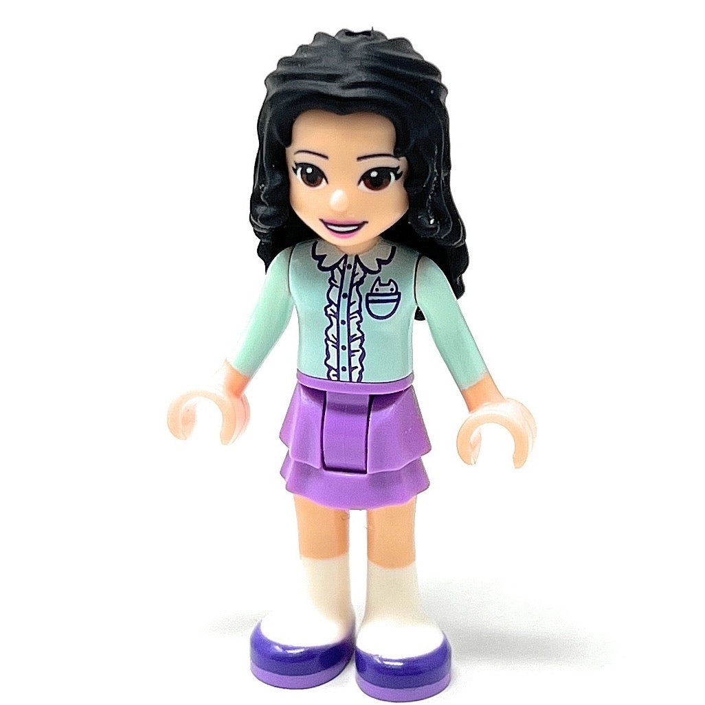 Emma  w/ Lavender Skirt - LEGO Friends Minifigure (2018)