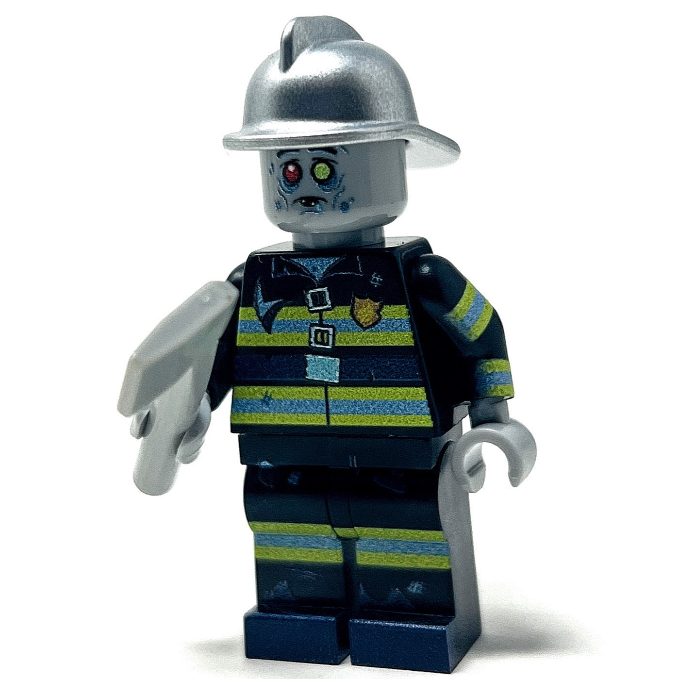 Zombie Firefighter - Custom Minifig made using LEGO parts