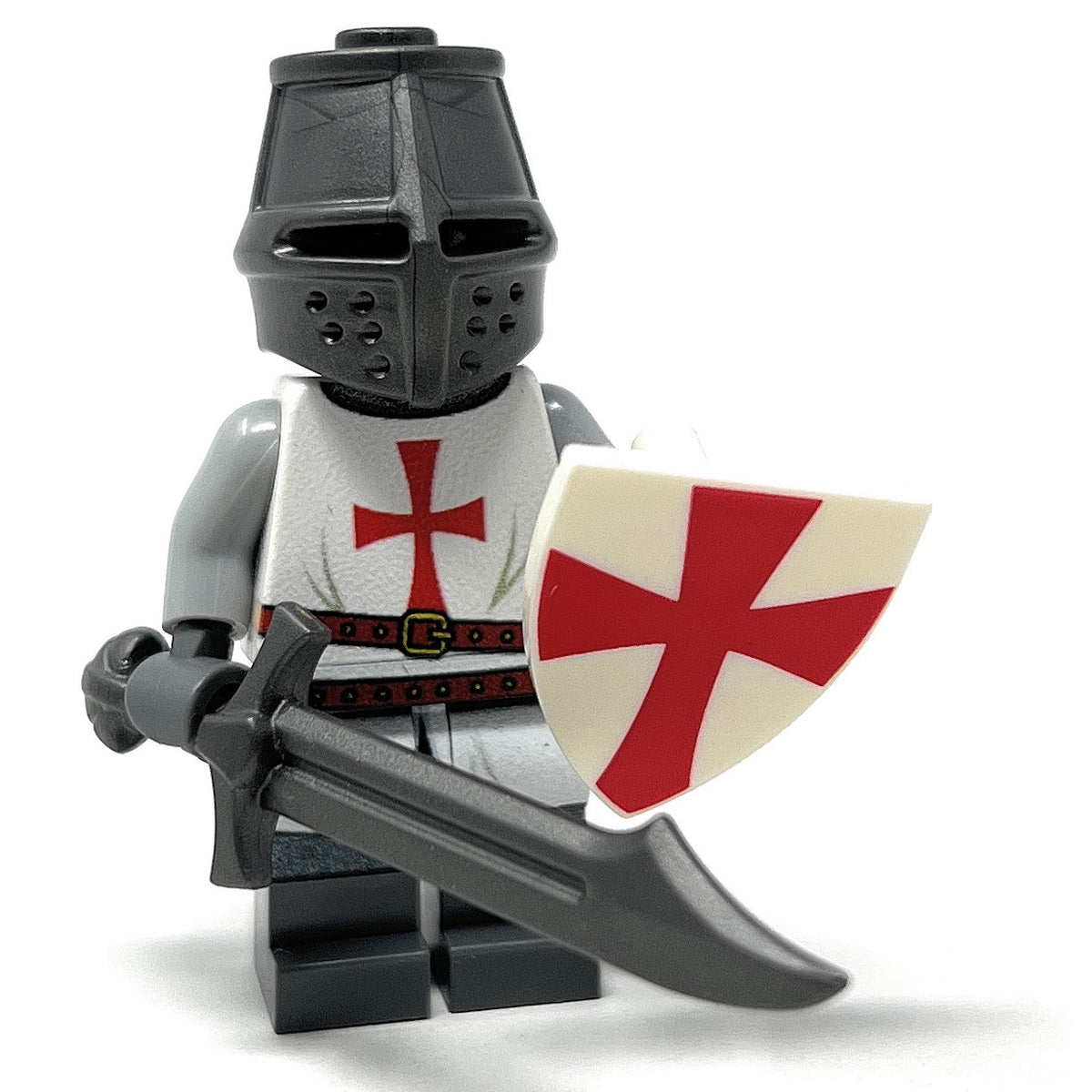 Templar Crusader Knight - Custom LEGO Castle Minifig made with LEGO ...