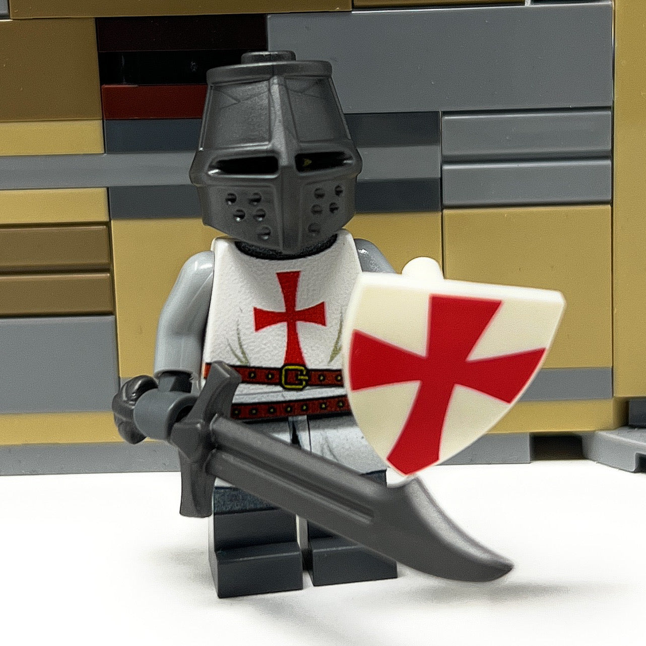 Custom LEGO Templar Crusader Knight