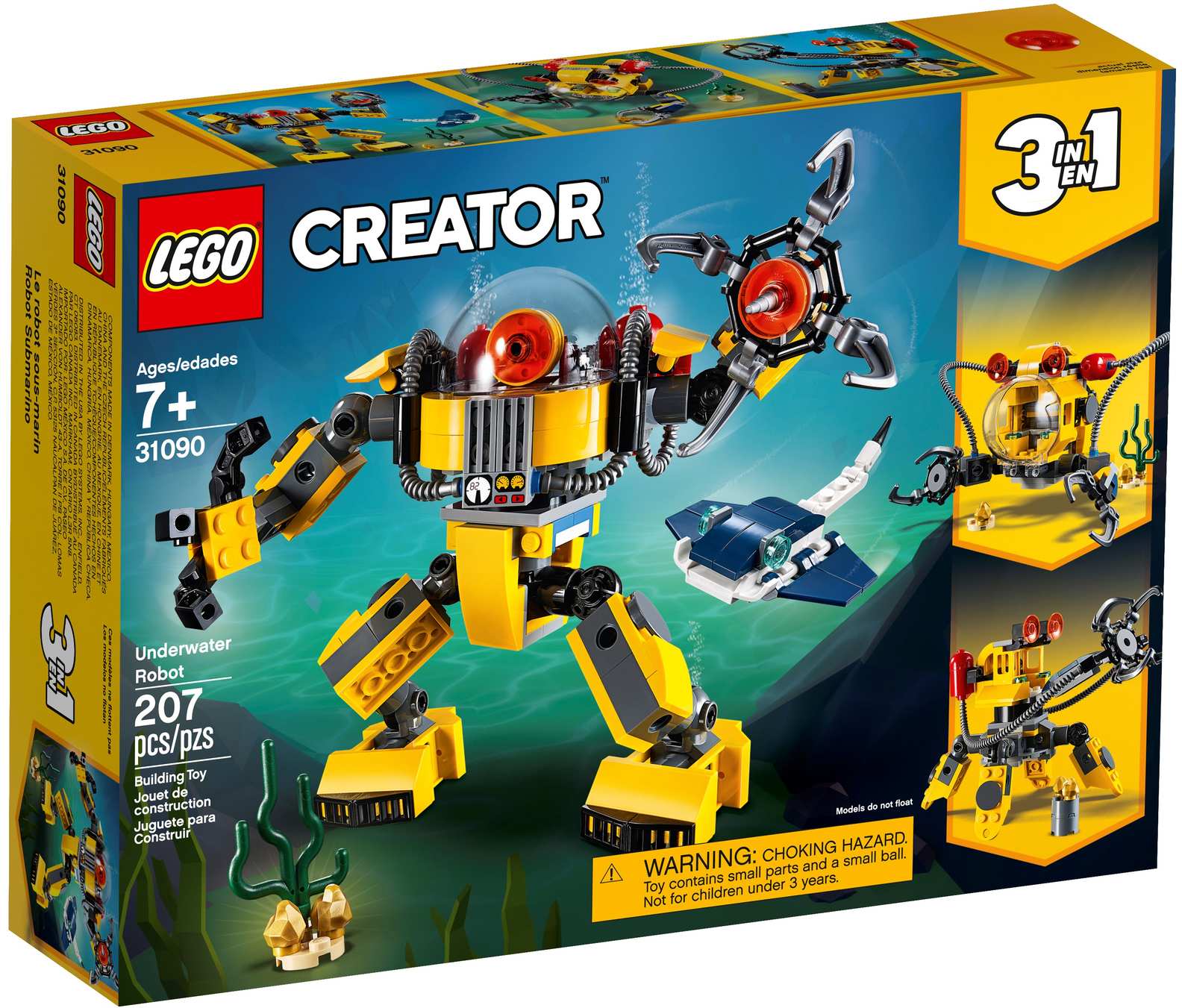 LEGO Creator Underwater Robot Set (31090)
