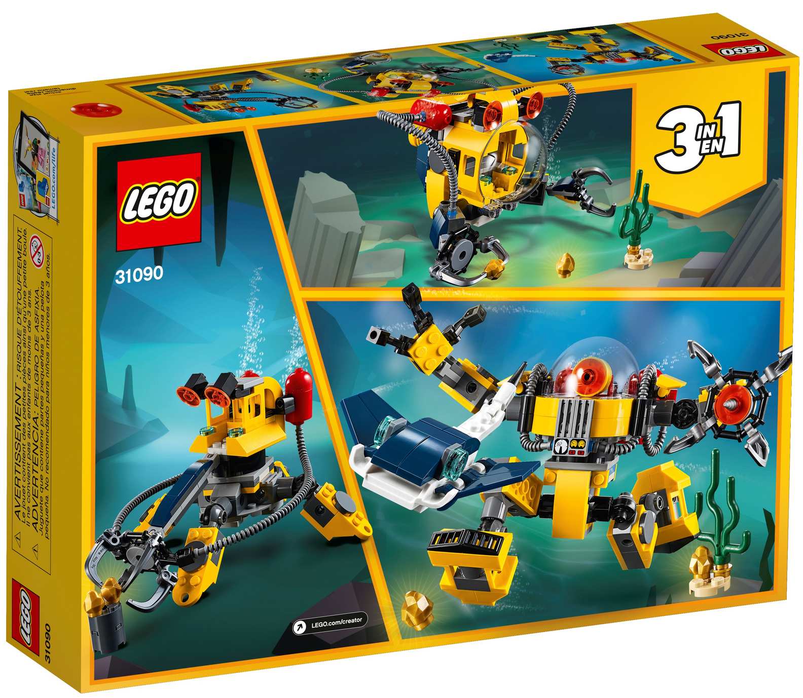 LEGO Creator Underwater Robot Set (31090)