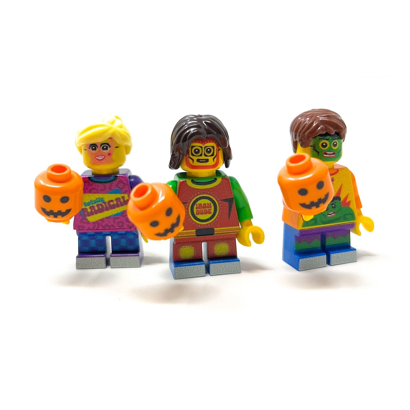 Set of 3 Kids Trick-or-Treating on Halloween Minifig Collection