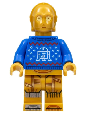 C-3PO (Holiday Sweater, Advent) - LEGO Star Wars Minifigure (2022)