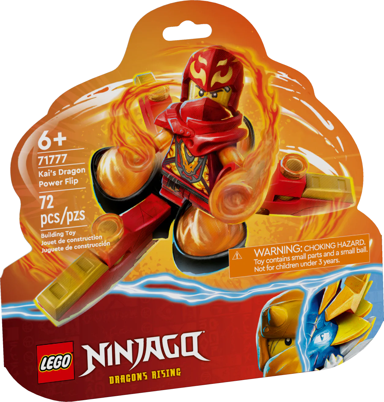LEGO Ninjago Kai’s Dragon Power Spinjitzu Flip (71777)
