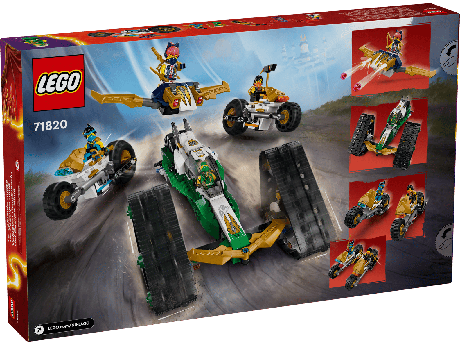 LEGO Ninjago Ninja Team Combo Vehicle Set (71820)