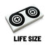 Life-Size 90s Black Tape Reels Tile / Cosplay