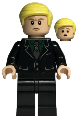 Draco Malfoy (Black Suit, Deathly Hallows) - LEGO Harry Potter Minifigure (2023)