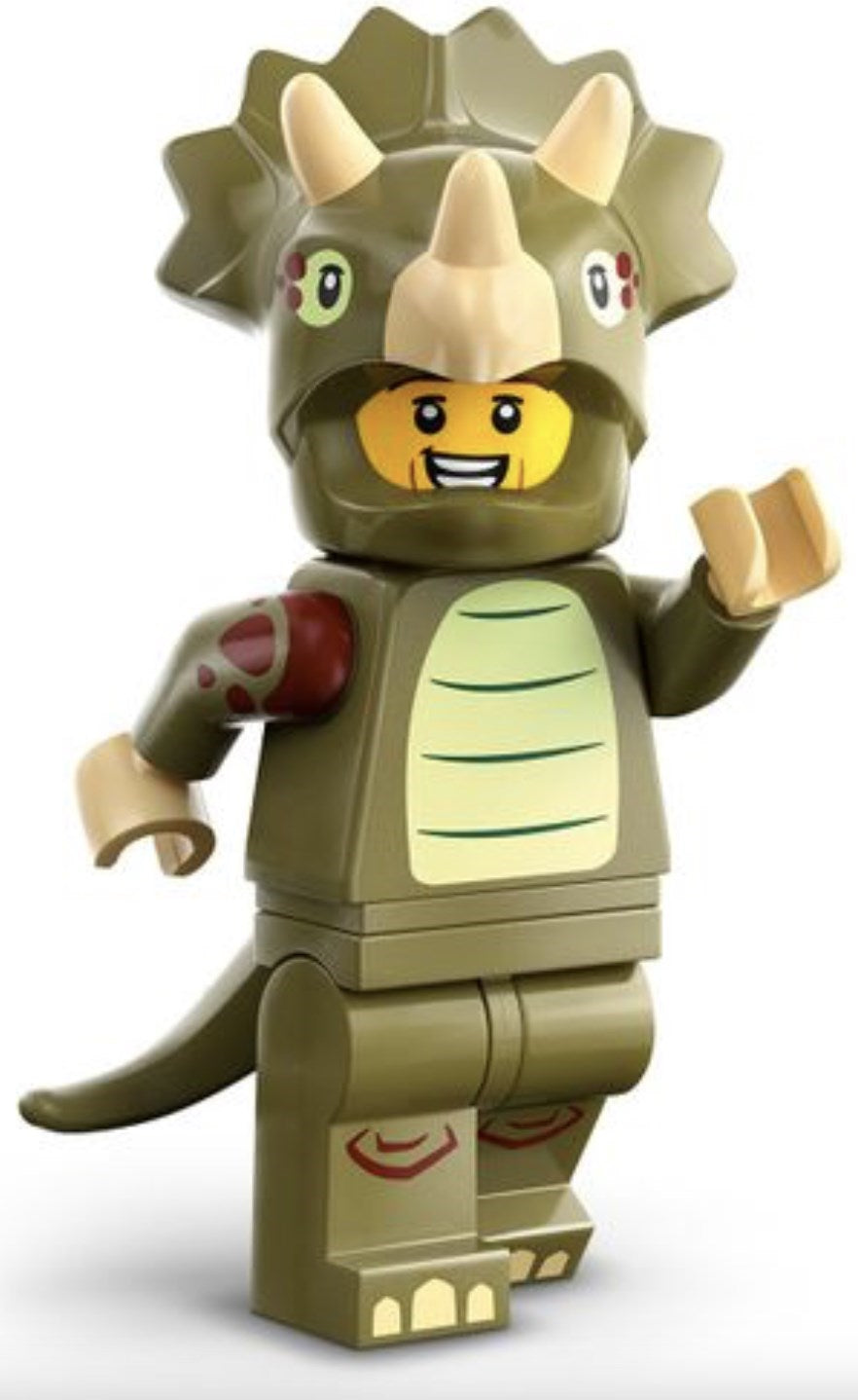 Triceratops Costume Fan - LEGO Collectible Minifigure 71045 (Series 25) (2024)