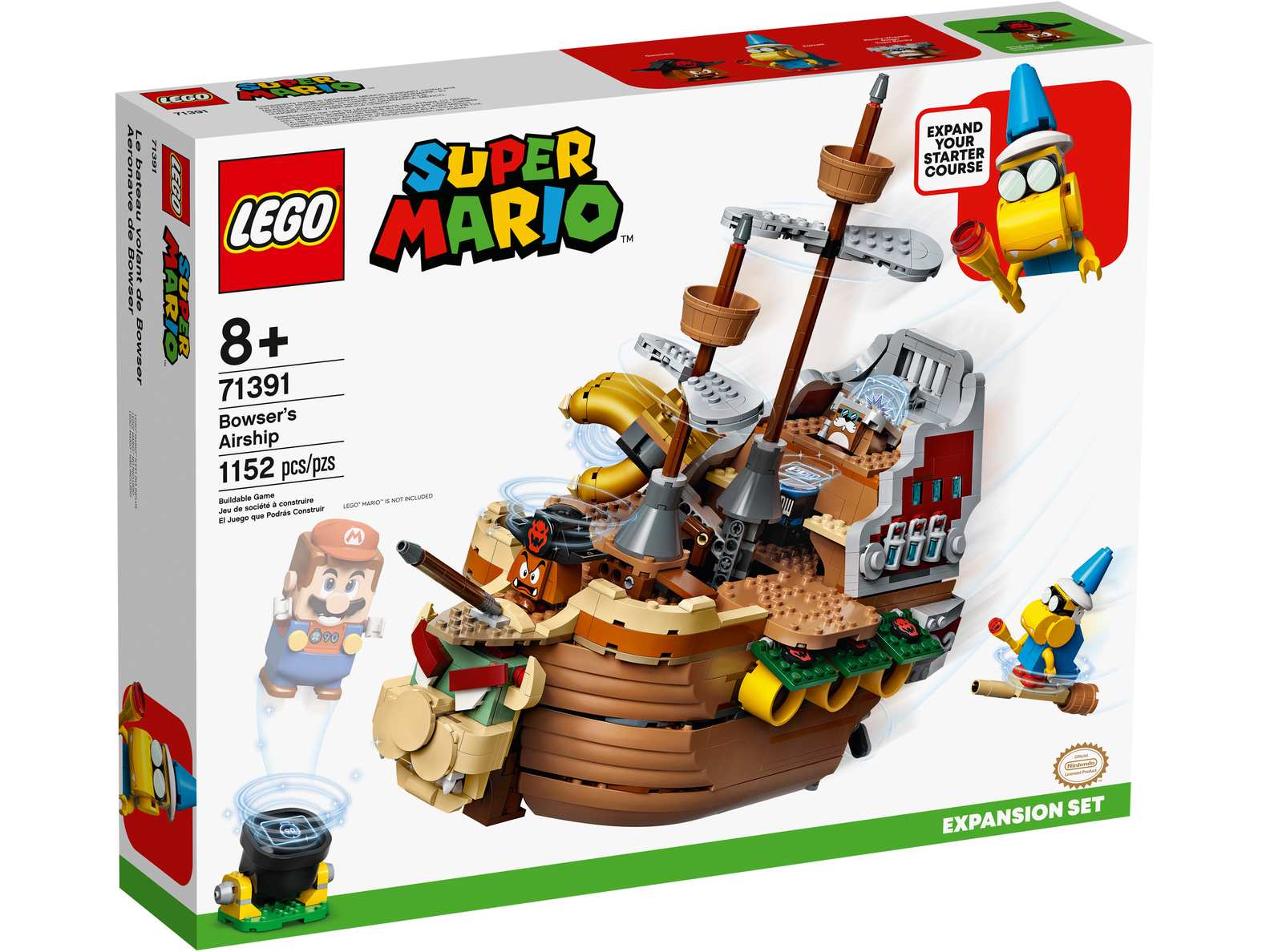 LEGO Super Mario Bowser’s Airship Expansion Set (71391)