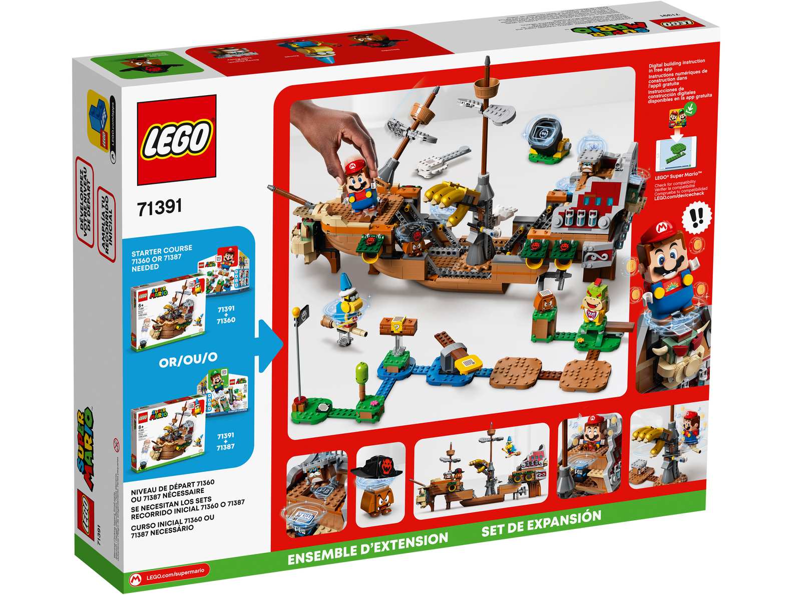 LEGO Super Mario Bowser’s Airship Expansion Set (71391)