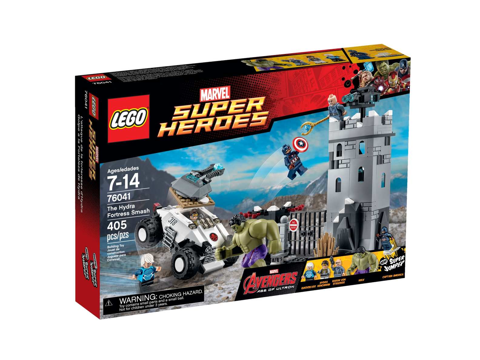 LEGO Marvel Super Heroes The Hydra Fortress Smash Set (76041)