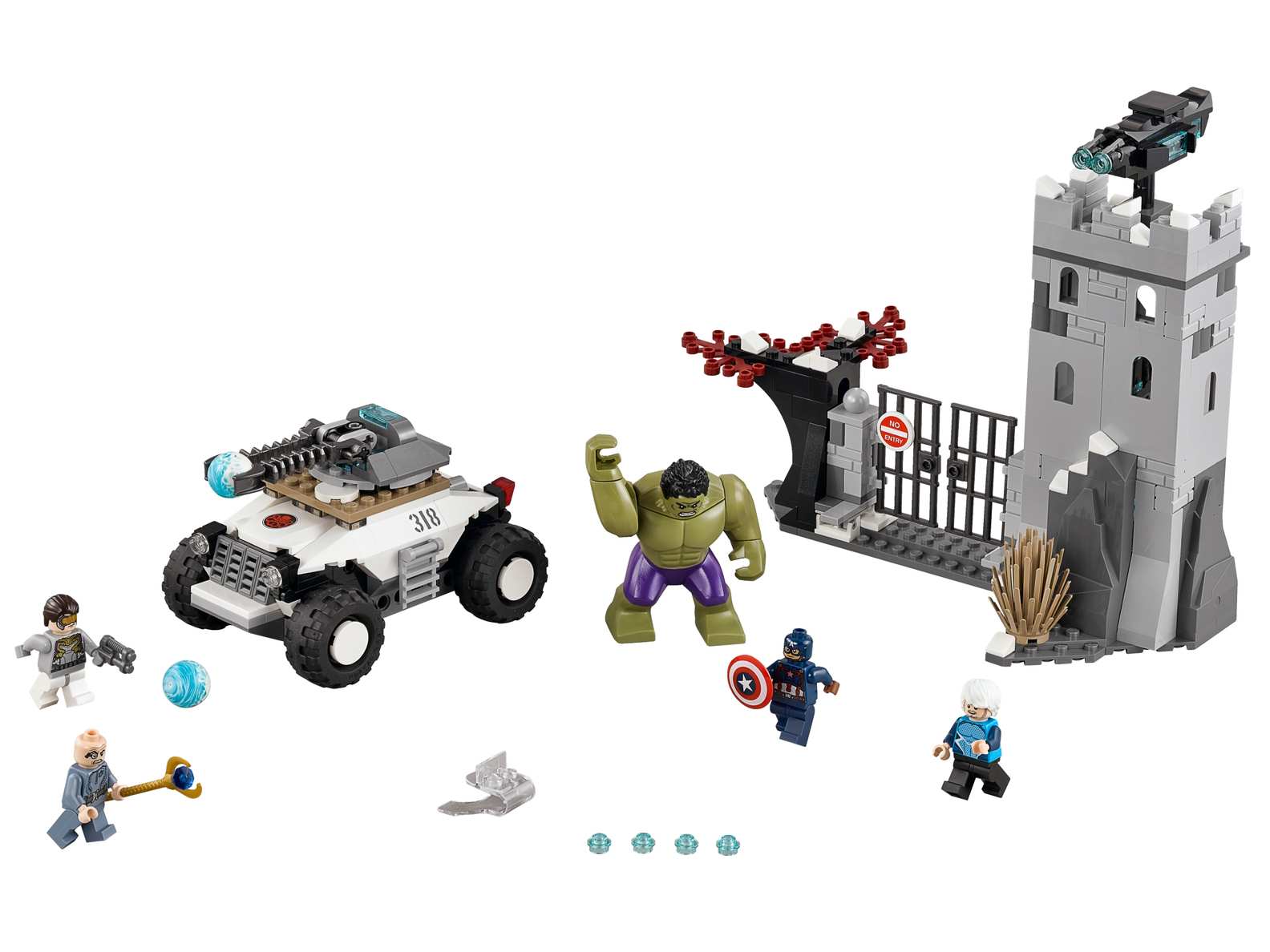 LEGO Marvel Super Heroes The Hydra Fortress Smash Set (76041)