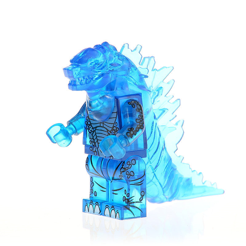 Trans-Blue Crystal Godzilla Minifig