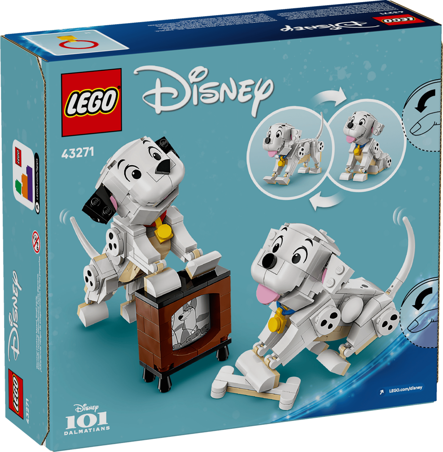 LEGO Disney Lucky & Penny 101 Dalmatians Puppies Set (43271)