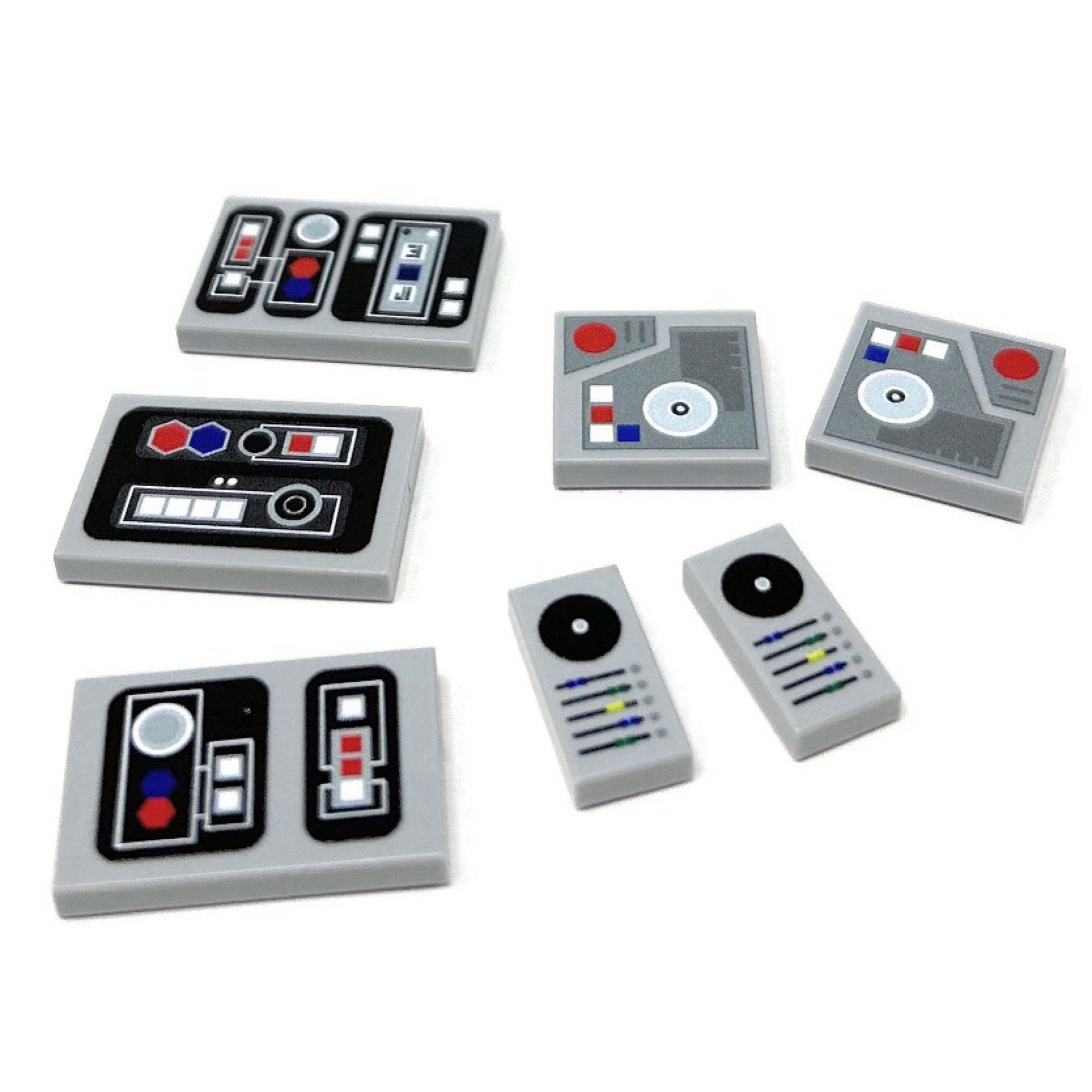 Control Panel Pack (Series 1) made using LEGO parts - B3 Customs