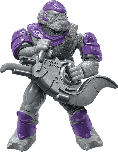 Brute Minor (Purple Armor) - Mega Construx HALO Micro Figure, Universe Series 3 (2024)