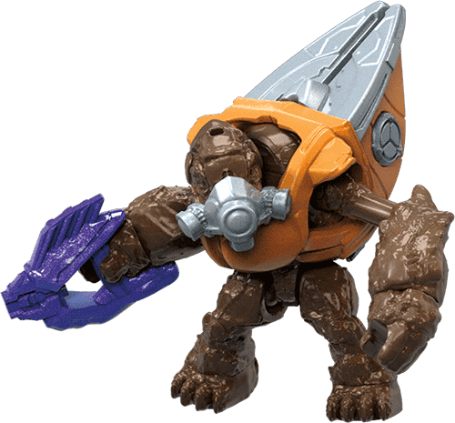 Grunt (Orange Armor) - Mega Construx HALO Micro Figure, Universe Series 3 (2024)