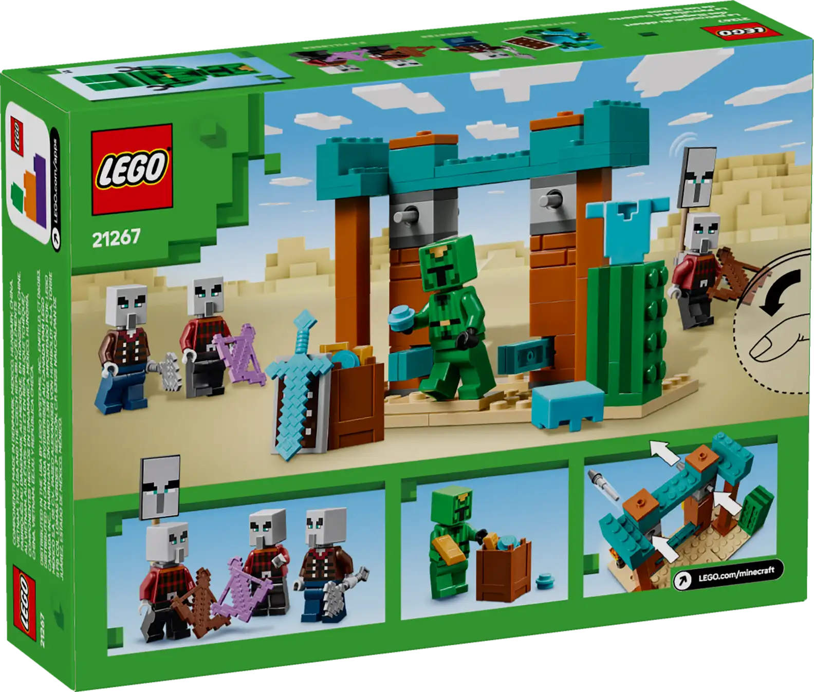 LEGO Minecraft The Illager Desert Patrol (21267)