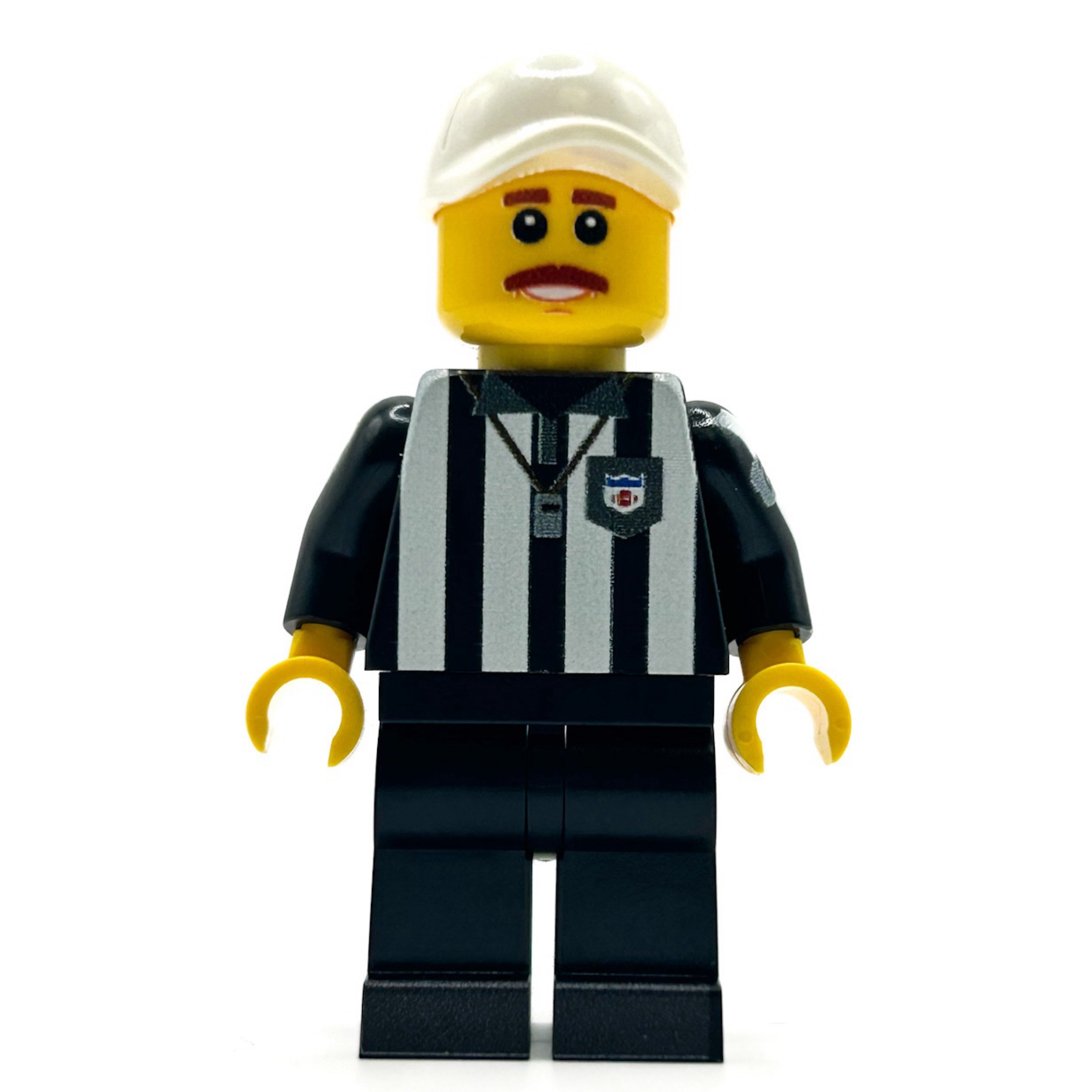 Custom LEGO NFL Football Referee Minifigure