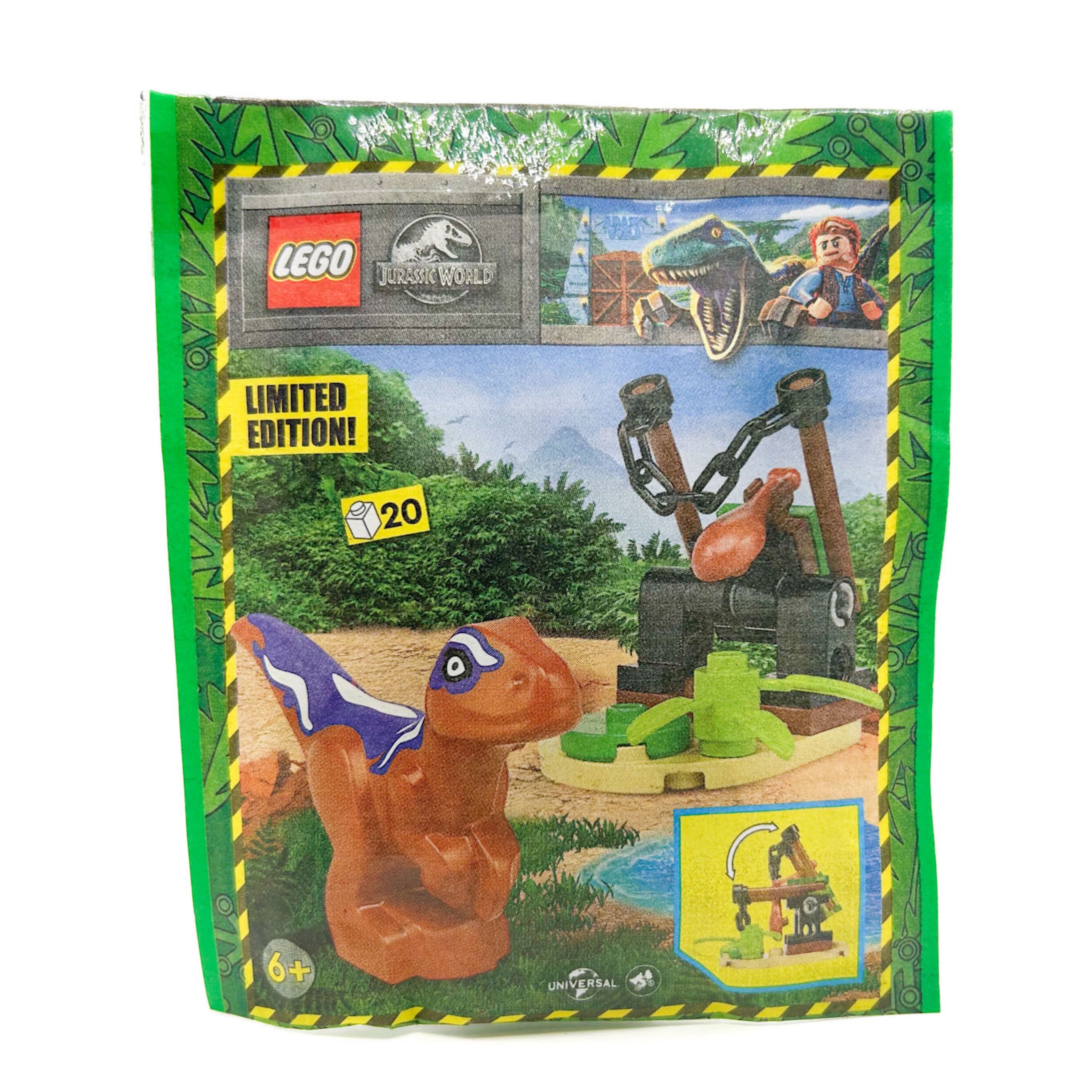 LEGO Jurassic World Raptor and Trap Paper Polybag Pack (122326)