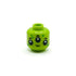 Bright Green Alien Head, 3 Eyes - Official LEGO® Minifigure Head