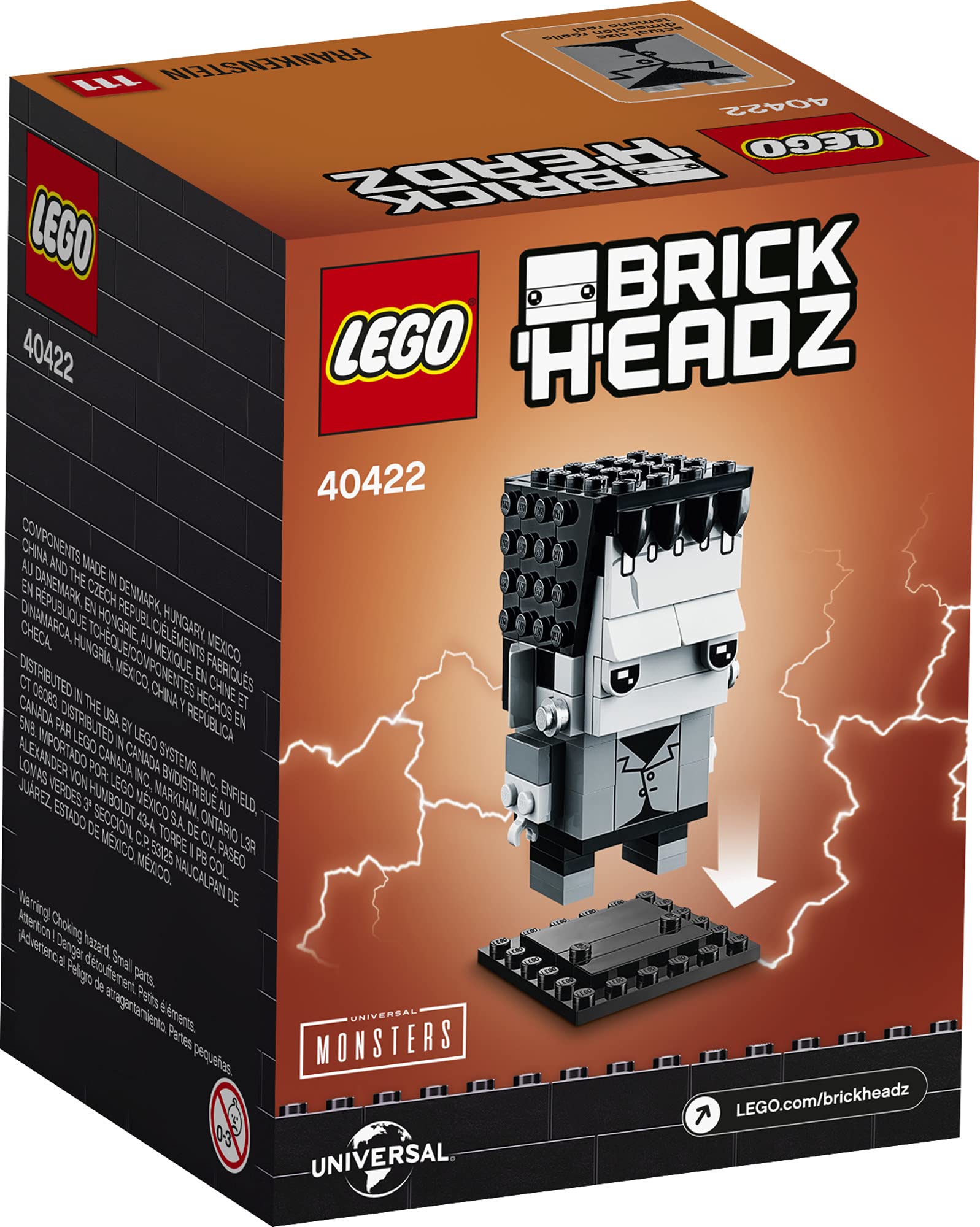 LEGO Universal Monsters Frankenstein BrickHeadz Set (40422)