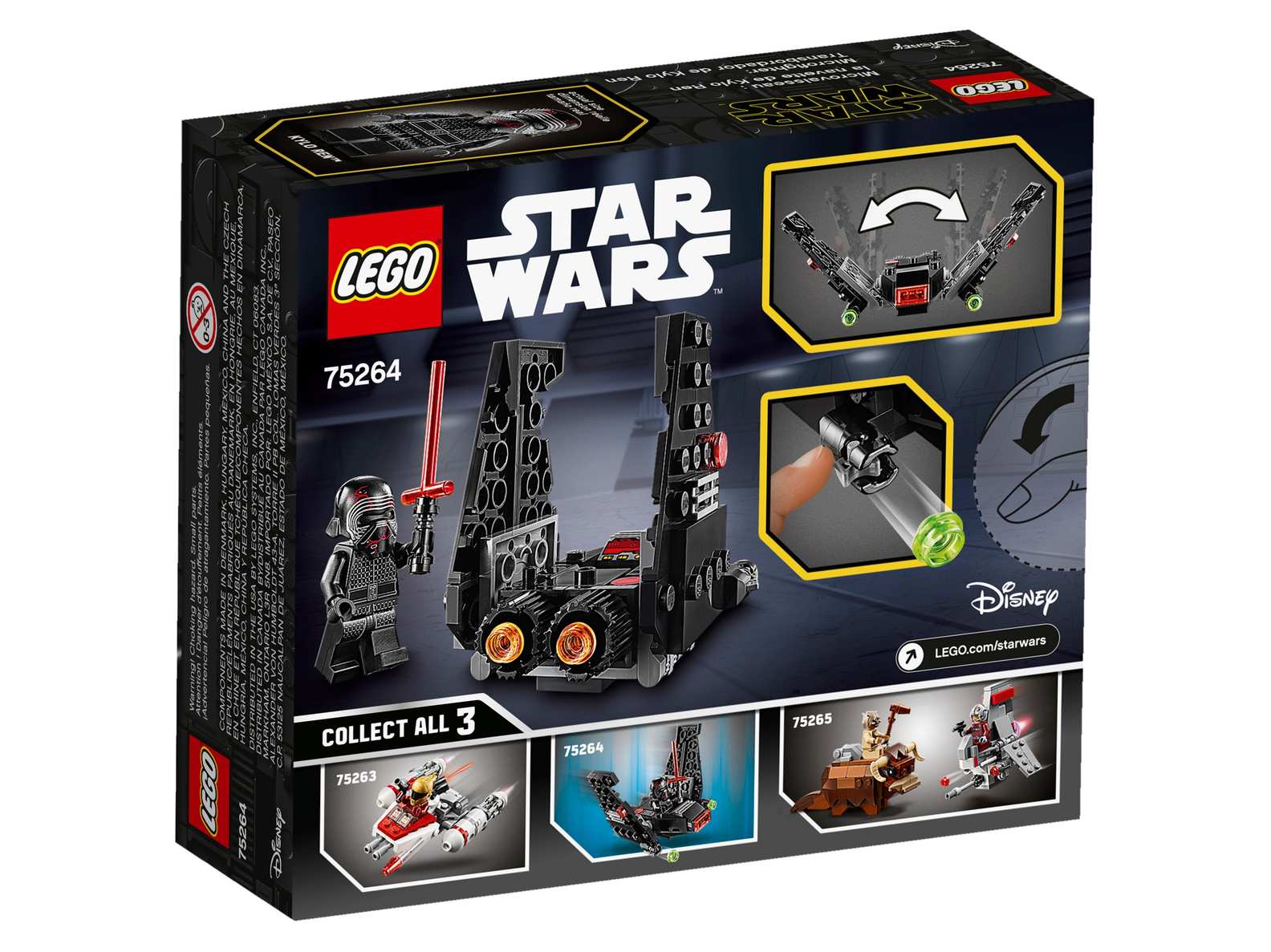 LEGO Star Wars Kylo Ren’s Shuttle Microfighter Set (75264)