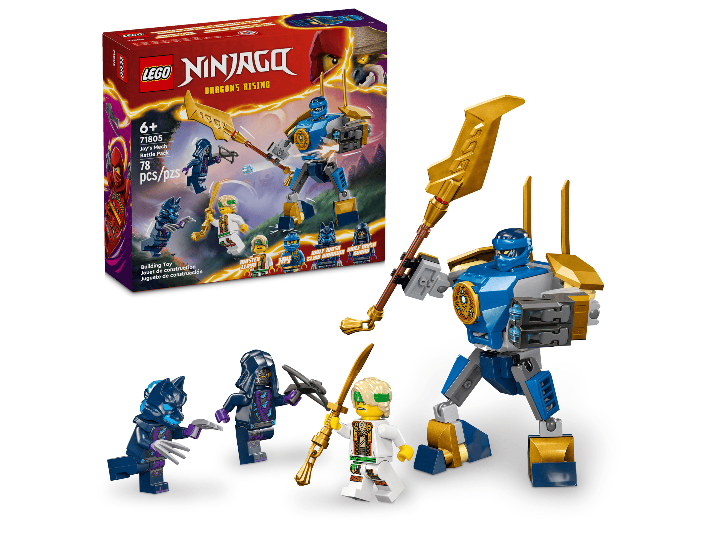 LEGO Ninjago Jay’s Mech Battle Pack Set (71805)