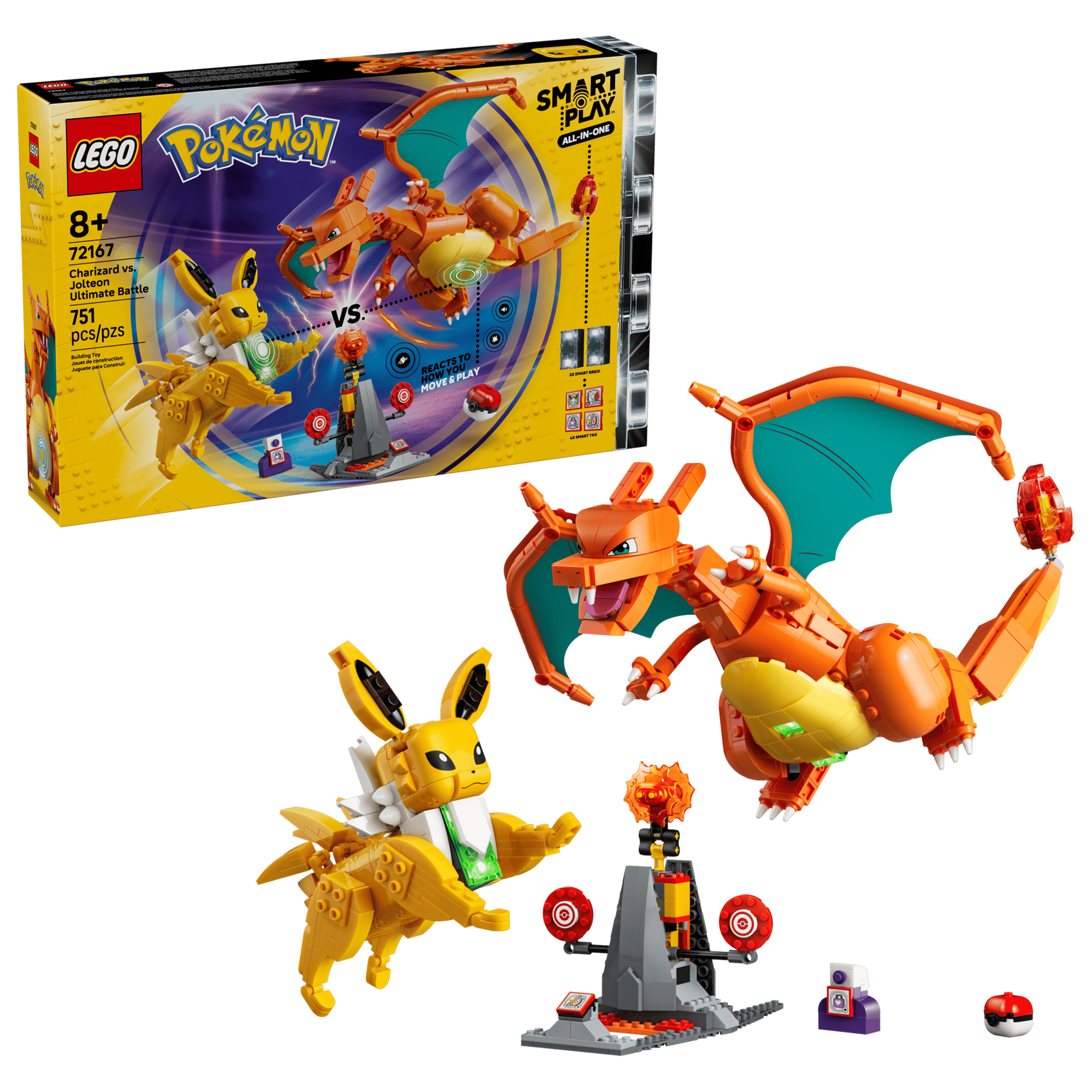 LEGO Pokémon Charizard vs. Jolteon Ultimate Battle Set (72167)