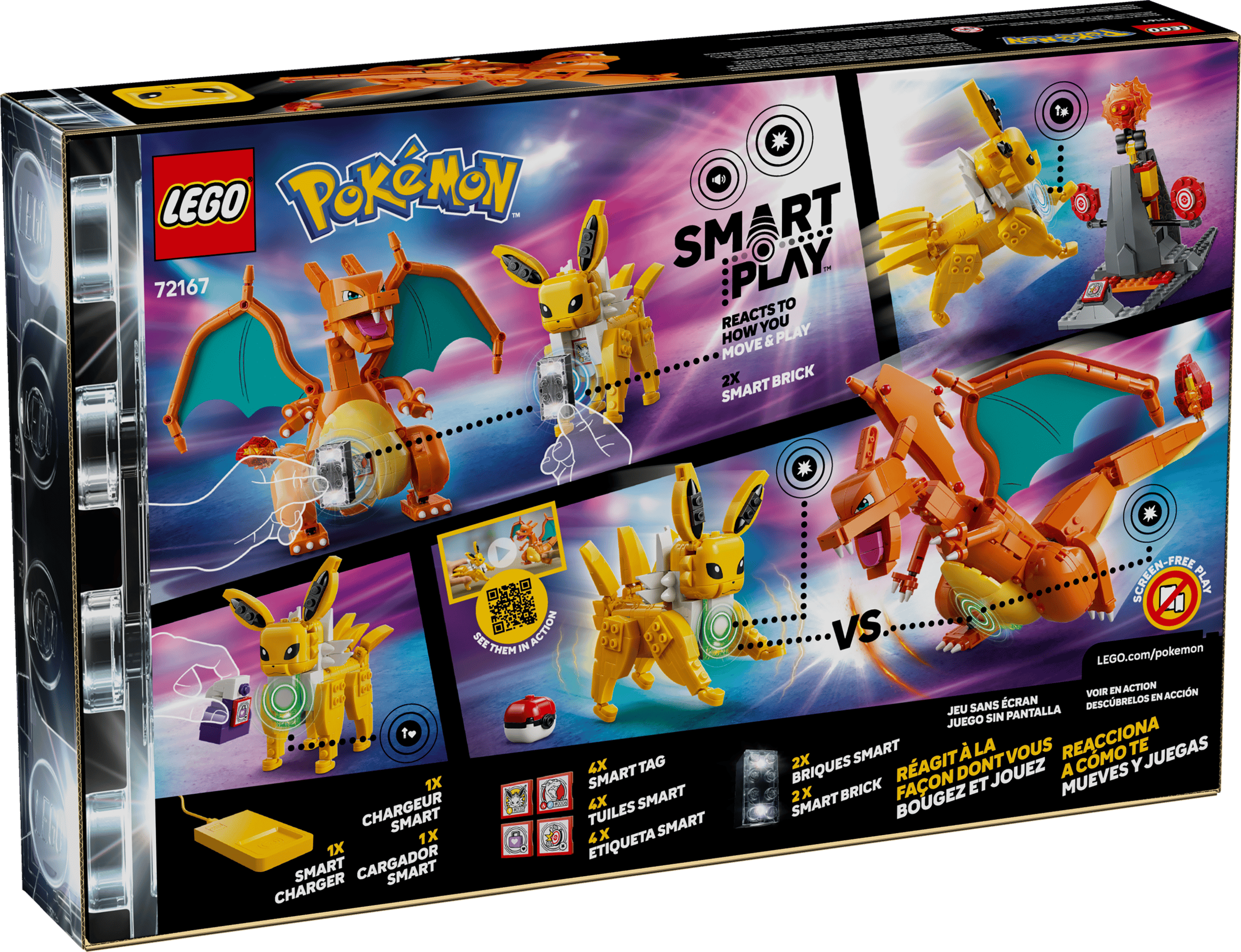 LEGO Pokémon Charizard vs. Jolteon Ultimate Battle Set (72167)