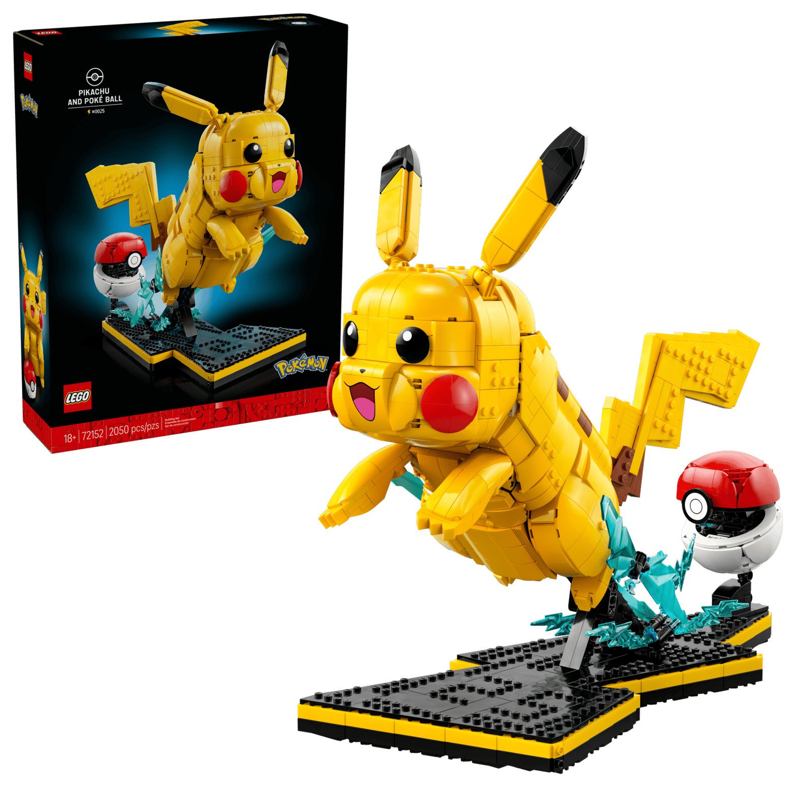 LEGO Pokémon Pikachu and Poké Ball Set (72152)