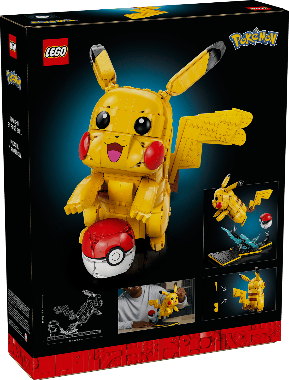 LEGO Pokémon Pikachu and Poké Ball Set (72152)