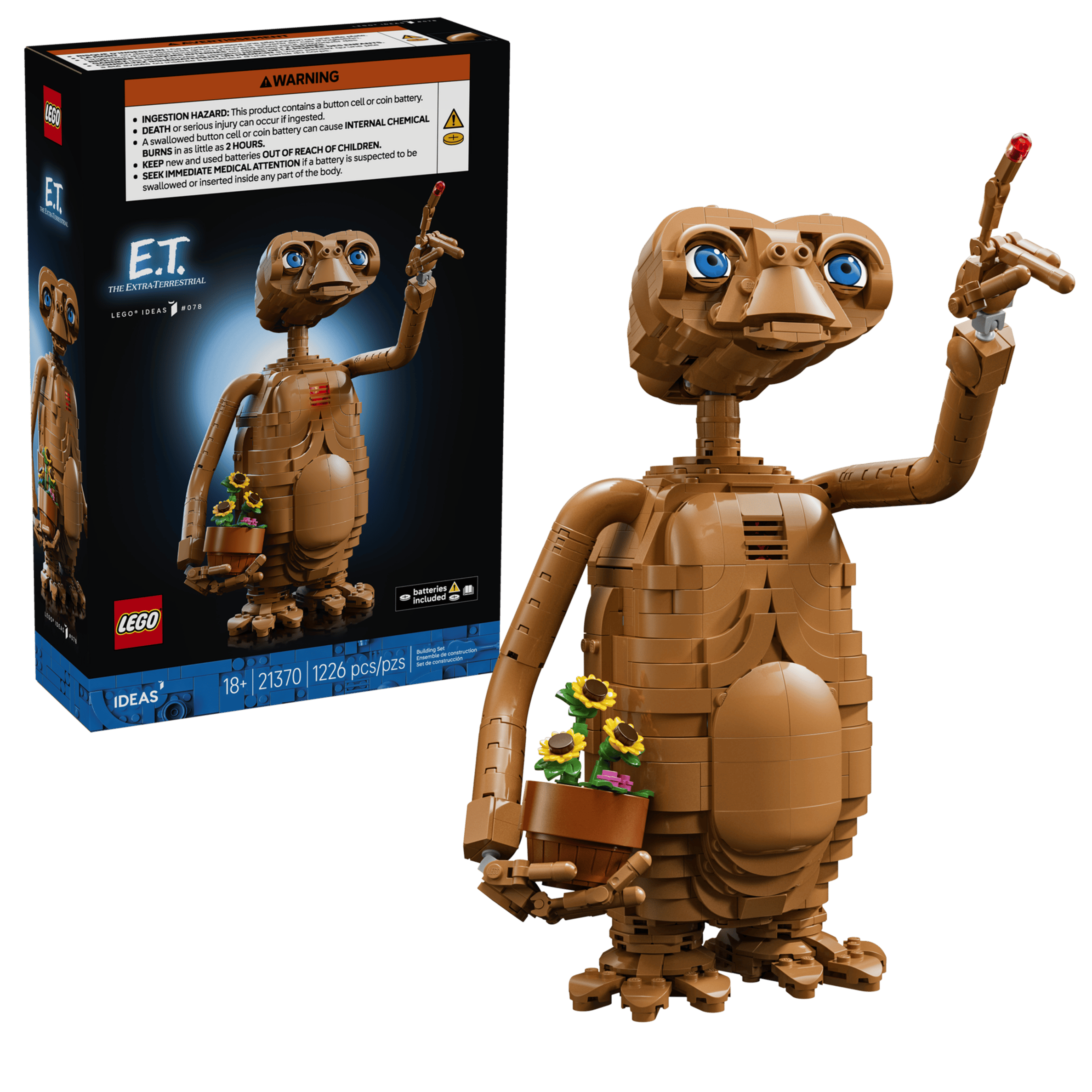 LEGO Ideas E.T. The Extra-Terrestrial Set (21370)