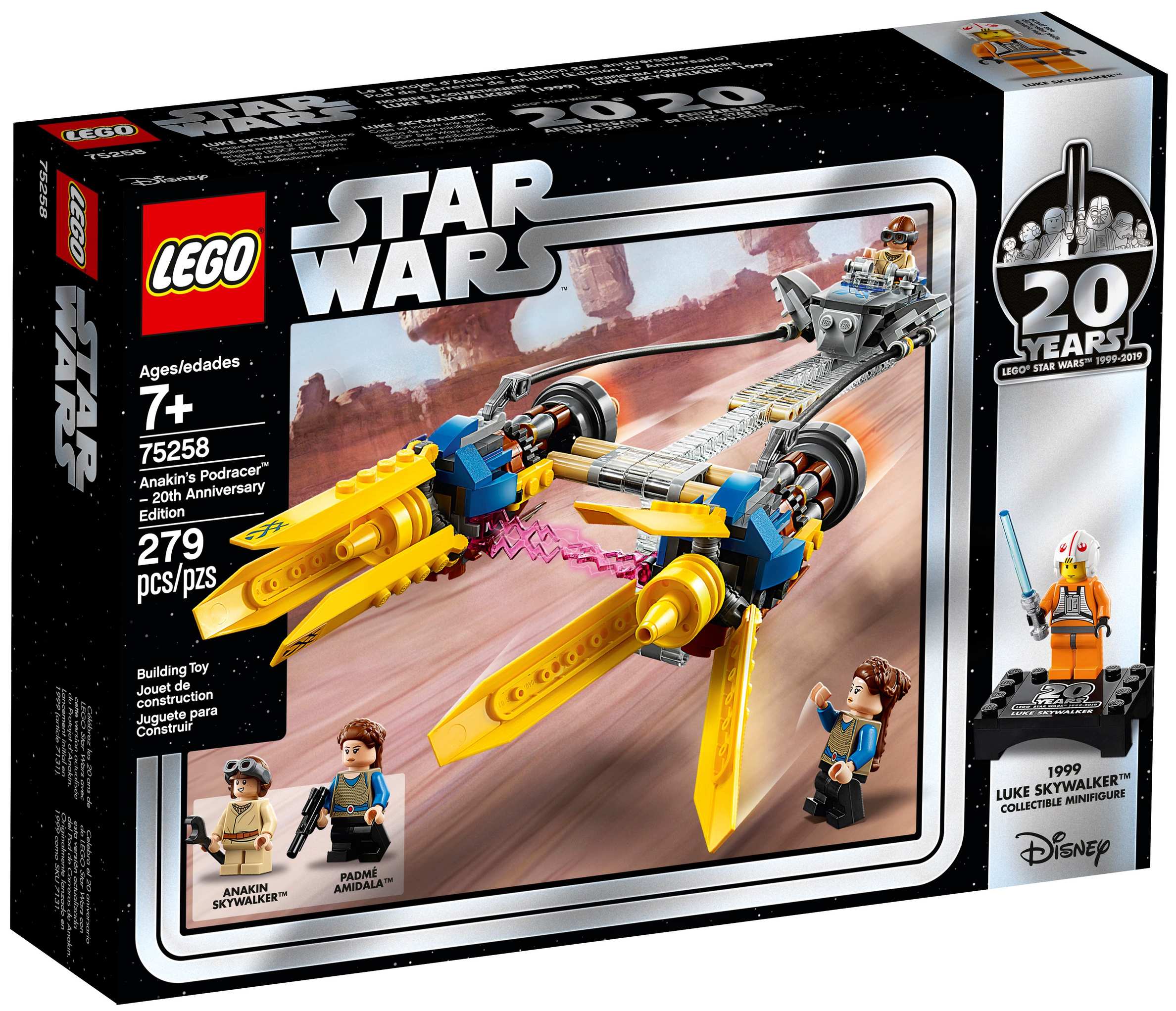 LEGO Star Wars Anakin’s Podracer - 20th Anniversary Edition Set (75258)