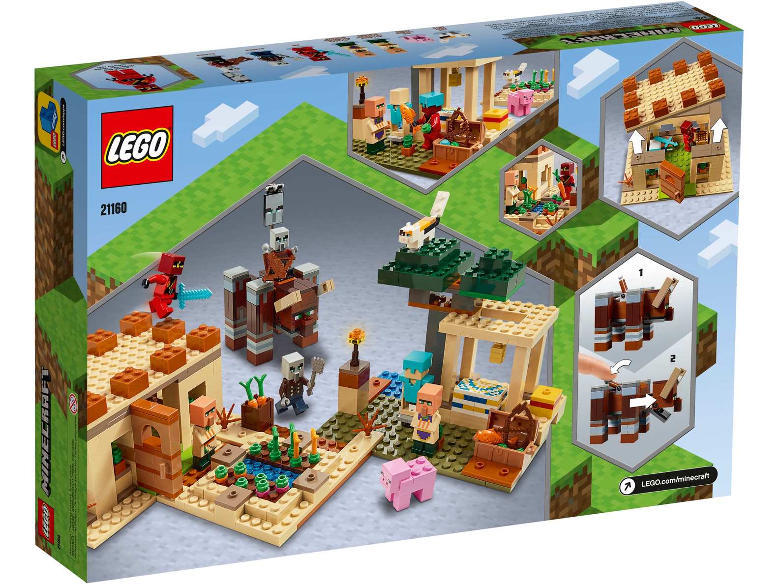 LEGO Minecraft The Illager Raid Set (21160)