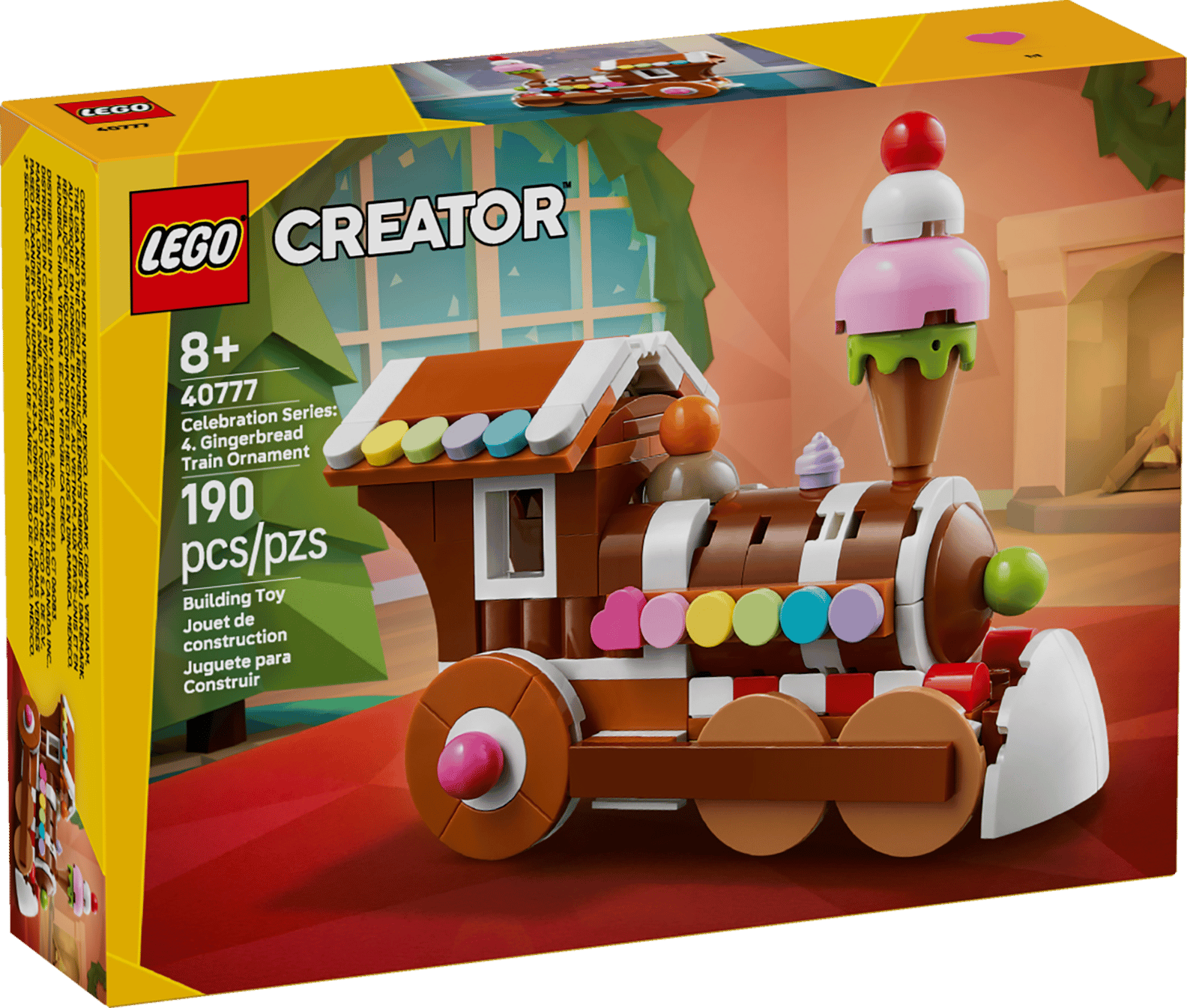 LEGO Creator Celebration Series: 4. gingerbread Train Ornament GWP Set (40777)