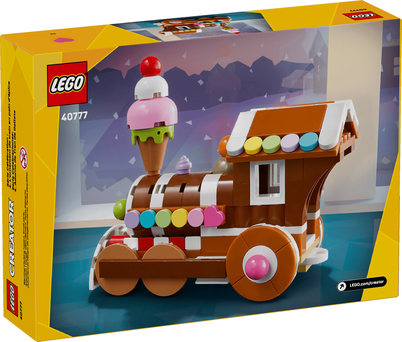 LEGO Creator Celebration Series: 4. gingerbread Train Ornament GWP Set (40777)