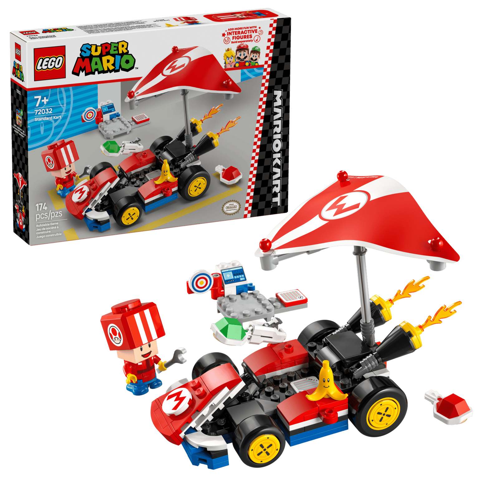 LEGO Super Mario Mario Kart Standard Kart Set (72032)