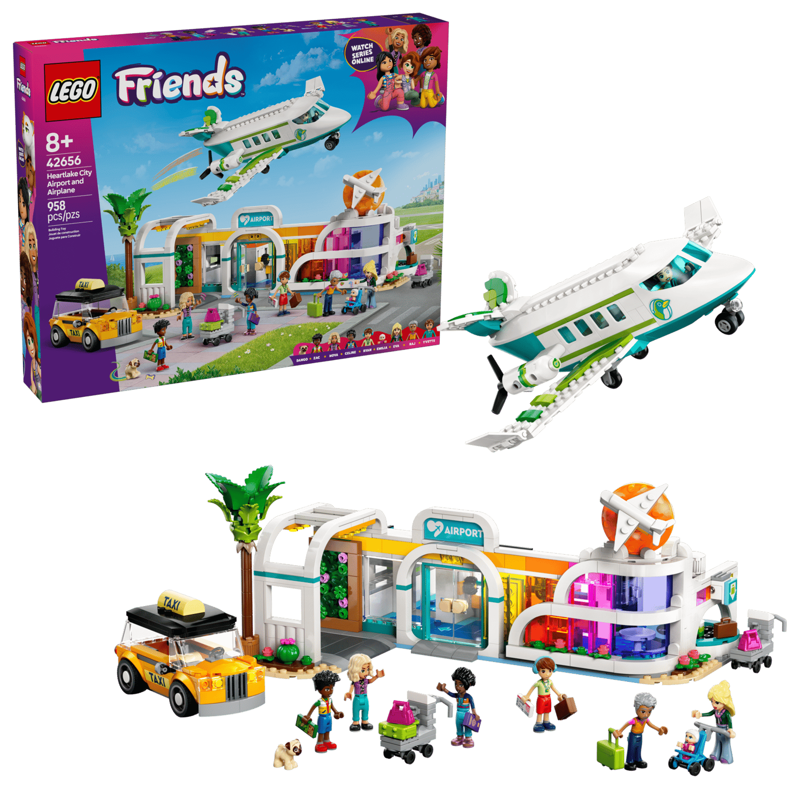 LEGO Friends Heartlake City Airport and Airplane Set (42656)