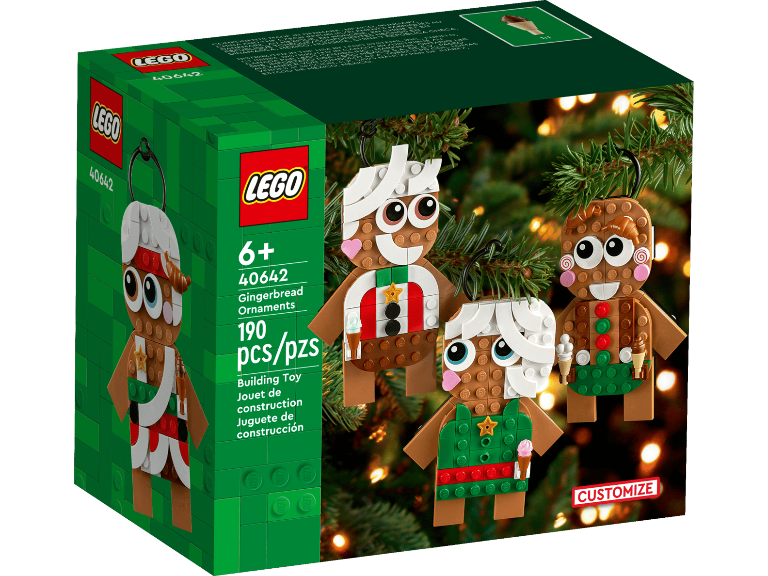 LEGO Holiday Gingerbread Ornaments Set (40642)