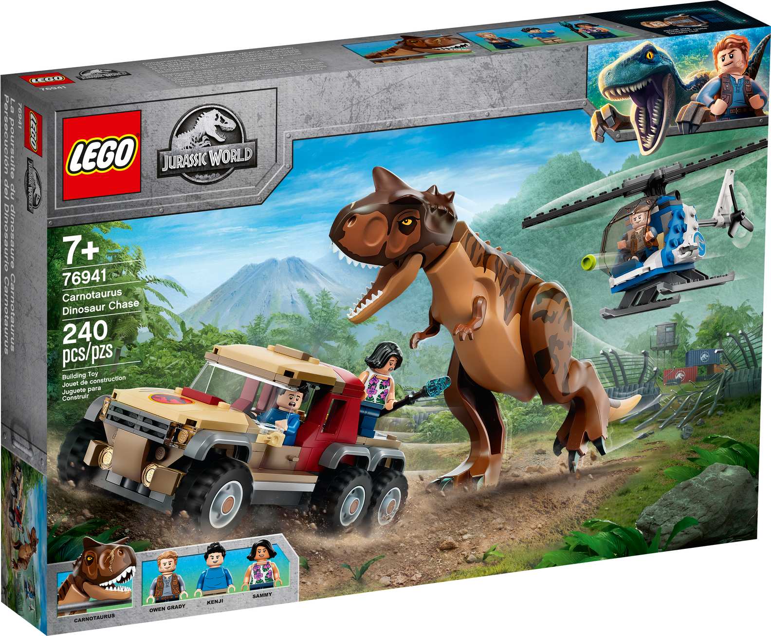 LEGO Jurassic World Carnotaurus Dinosaur Chase Set (76941)
