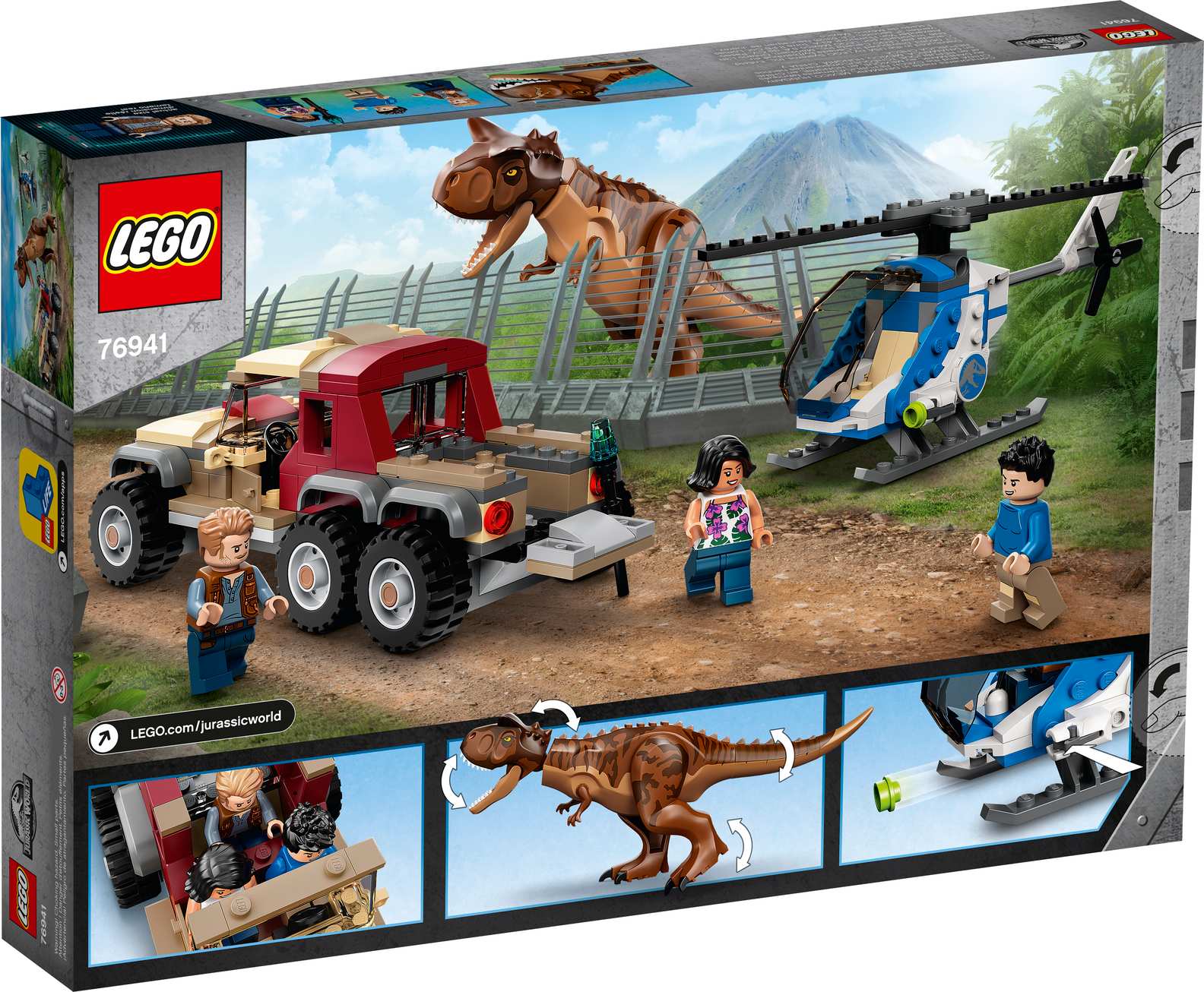 LEGO Jurassic World Carnotaurus Dinosaur Chase Set (76941)