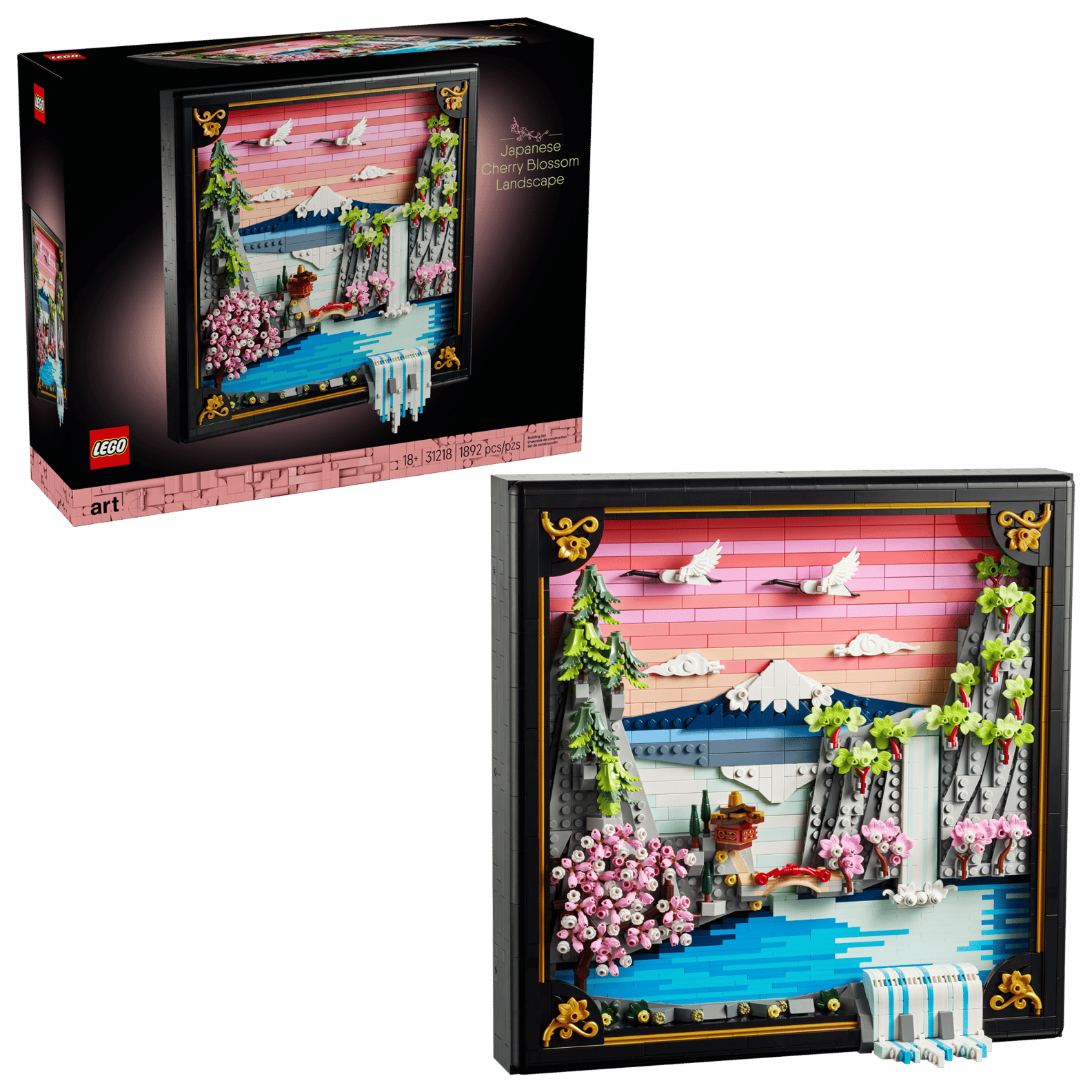 LEGO Art Japanese Cherry Blossom Landscape Set (31218)