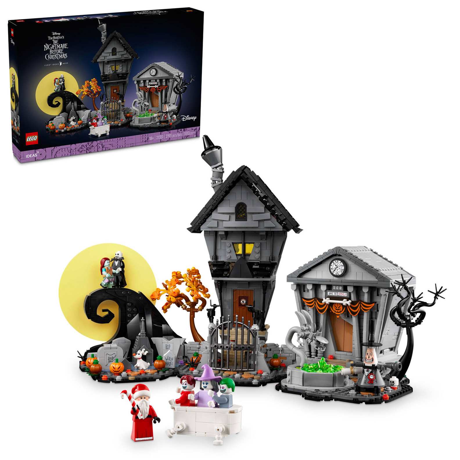 LEGO Ideas Disney The Nightmare Before Christmas Set (21351)