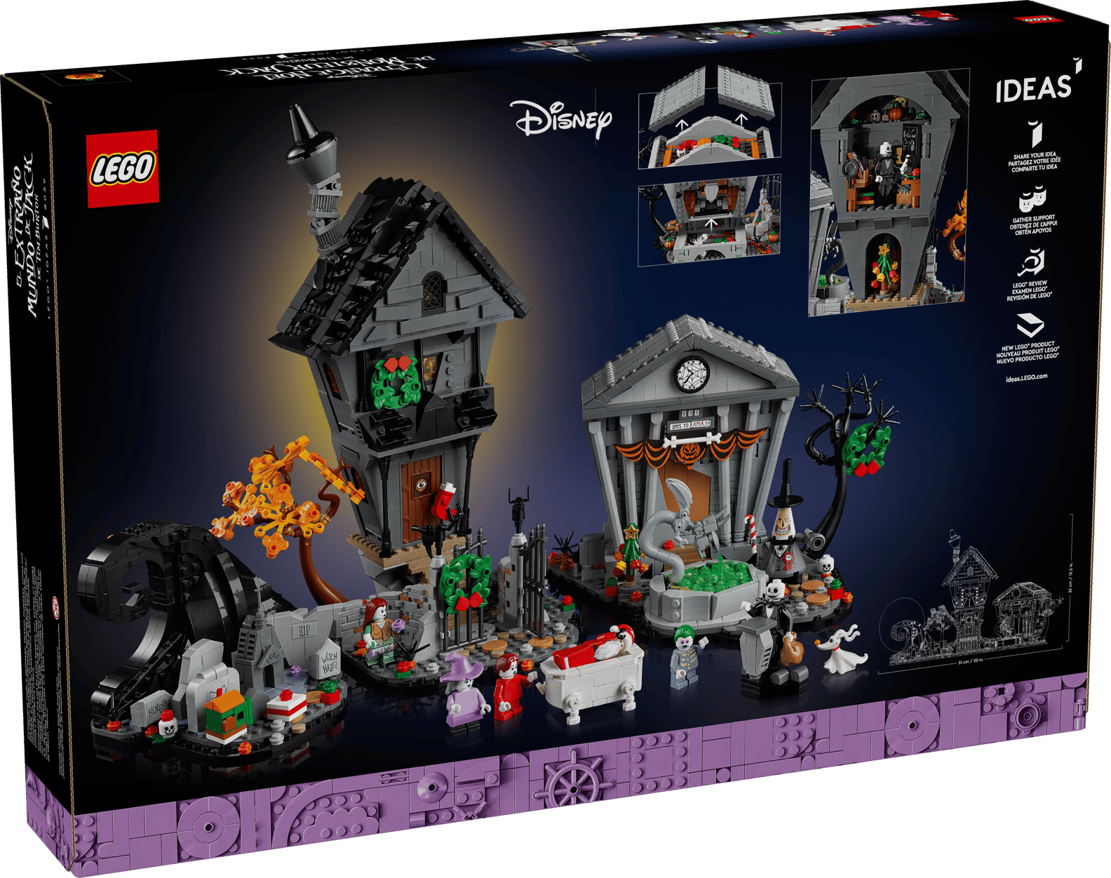 LEGO Ideas Disney The Nightmare Before Christmas Set (21351)