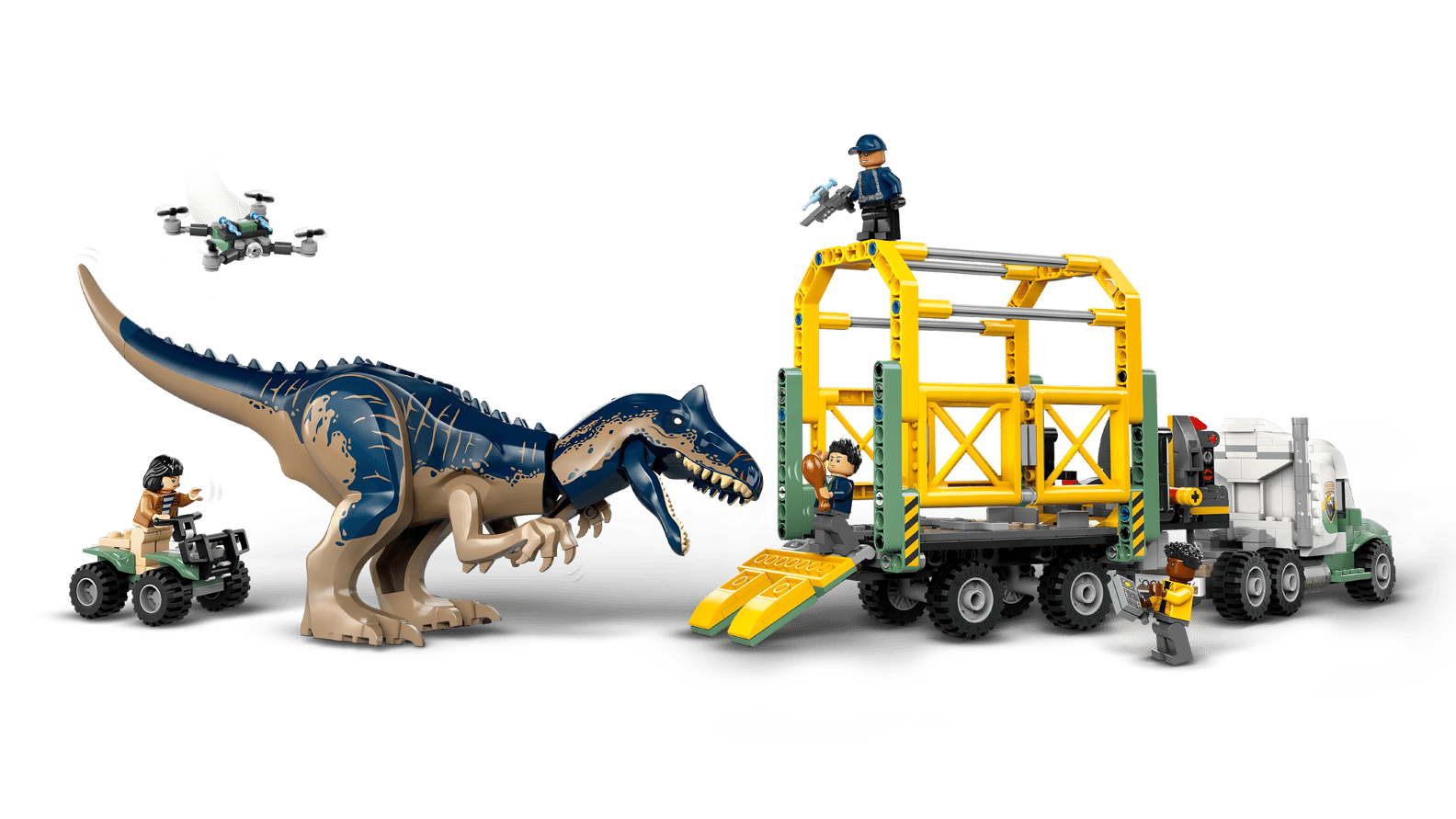 LEGO Jurassic World Dinosaur Missions: Allosaurus Transport Truck Set (76966)