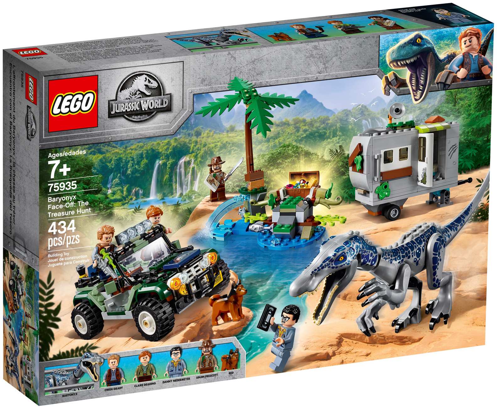LEGO Jurassic World Baronyx Face-Off: The Treasure Hunt Set (75935)